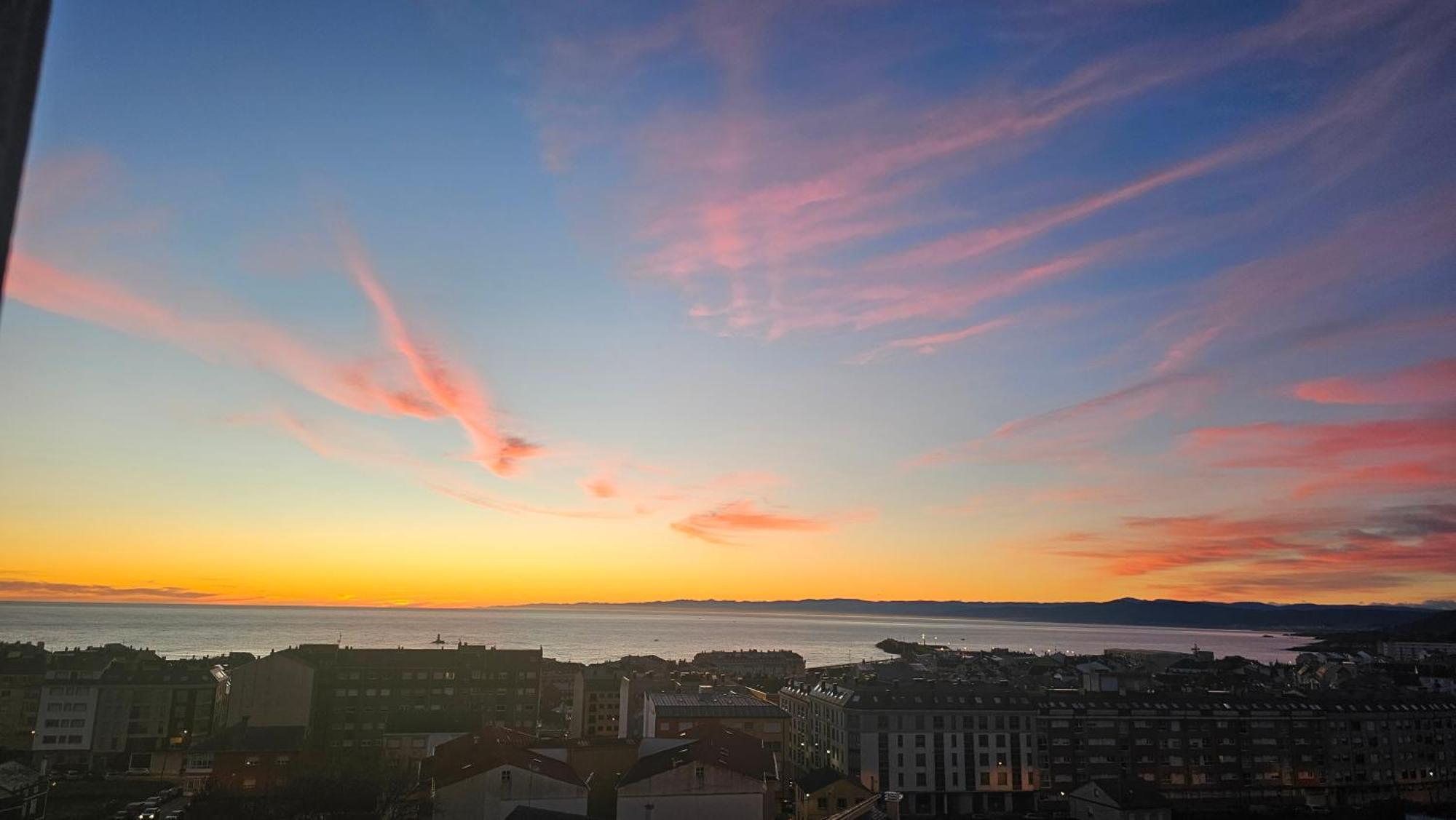 Apartamento Faro Burela Luaran gambar